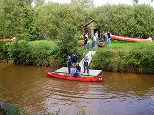 Paddeln auf der Rote Riede